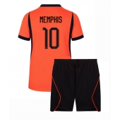 Holland Memphis Depay #10 Hjemmebanetrøje Børn VM 2026 Kort ærmer (+ bukser)