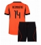 Holland Tijjani Reijnders #14 Hjemmebanetrøje Børn VM 2026 Kort ærmer (+ bukser)