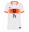 Holland Tijjani Reijnders #14 Udebanetrøje Dame VM 2026 Kort ærmer