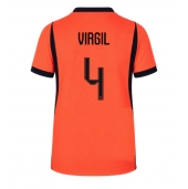 Holland Virgil van Dijk #4 Hjemmebanetrøje VM 2026 Kort ærmer