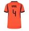 Holland Virgil van Dijk #4 Hjemmebanetrøje VM 2026 Kort ærmer