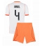 Holland Virgil van Dijk #4 Udebanetrøje Børn VM 2026 Kort ærmer (+ bukser)