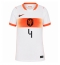 Holland Virgil van Dijk #4 Udebanetrøje Dame VM 2026 Kort ærmer