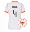 Holland Virgil van Dijk #4 Udebanetrøje Dame VM 2026 Kort ærmer