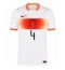 Holland Virgil van Dijk #4 Udebanetrøje VM 2026 Kort ærmer