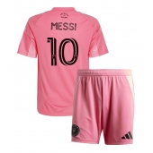 Inter Miami Lionel Messi #10 Hjemmebanetrøje Børn 2025-26 Kort ærmer (+ bukser)