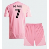 Inter Miami Rodrigo De Paul #7 Hjemmebanetrøje Børn 2026-27 Kort ærmer (+ bukser)