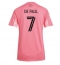 Inter Miami Rodrigo De Paul #7 Hjemmebanetrøje Dame 2025-26 Kort ærmer