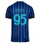 Inter Milan Alessandro Bastoni #95 Hjemmebanetrøje 2025-26 Kort ærmer