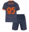 Inter Milan Alessandro Bastoni #95 Tredje trøje Børn 2025-26 Kort ærmer (+ bukser)