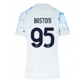 Inter Milan Alessandro Bastoni #95 Udebanetrøje Dame 2025-26 Kort ærmer