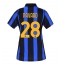 Inter Milan Benjamin Pavard #28 Hjemmebanetrøje Dame 2026-27 Kort ærmer