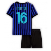 Inter Milan Davide Frattesi #16 Hjemmebanetrøje Børn 2025-26 Kort ærmer (+ bukser)