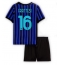Inter Milan Davide Frattesi #16 Hjemmebanetrøje Børn 2025-26 Kort ærmer (+ bukser)