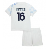 Inter Milan Davide Frattesi #16 Udebanetrøje Børn 2025-26 Kort ærmer (+ bukser)