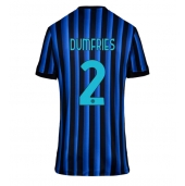 Inter Milan Denzel Dumfries #2 Hjemmebanetrøje Dame 2025-26 Kort ærmer