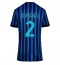 Inter Milan Denzel Dumfries #2 Hjemmebanetrøje Dame 2025-26 Kort ærmer