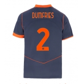 Inter Milan Denzel Dumfries #2 Tredje trøje 2025-26 Kort ærmer