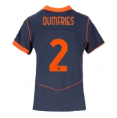 Inter Milan Denzel Dumfries #2 Tredje trøje Dame 2025-26 Kort ærmer