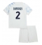 Inter Milan Denzel Dumfries #2 Udebanetrøje Børn 2025-26 Kort ærmer (+ bukser)