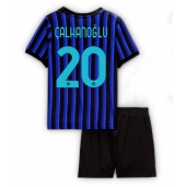 Inter Milan Hakan Calhanoglu #20 Hjemmebanetrøje Børn 2025-26 Kort ærmer (+ bukser)