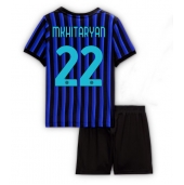Inter Milan Henrikh Mkhitaryan #22 Hjemmebanetrøje Børn 2025-26 Kort ærmer (+ bukser)