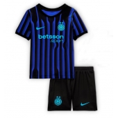 Inter Milan Hjemmebanetrøje Børn 2025-26 Kort ærmer (+ bukser)