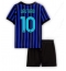 Inter Milan Lautaro Martinez #10 Hjemmebanetrøje Børn 2025-26 Kort ærmer (+ bukser)