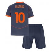 Inter Milan Lautaro Martinez #10 Tredje trøje Børn 2025-26 Kort ærmer (+ bukser)