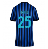 Inter Milan Manuel Akanji #25 Hjemmebanetrøje Dame 2025-26 Kort ærmer