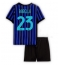 Inter Milan Nicolo Barella #23 Hjemmebanetrøje Børn 2025-26 Kort ærmer (+ bukser)