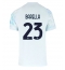 Inter Milan Nicolo Barella #23 Udebanetrøje 2025-26 Kort ærmer