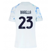 Inter Milan Nicolo Barella #23 Udebanetrøje Dame 2025-26 Kort ærmer