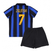 Inter Milan Piotr Zielinski #7 Hjemmebanetrøje Børn 2026-27 Kort ærmer (+ bukser)