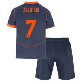 Inter Milan Piotr Zielinski #7 Tredje trøje Børn 2025-26 Kort ærmer (+ bukser)