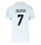 Inter Milan Piotr Zielinski #7 Udebanetrøje 2025-26 Kort ærmer