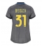 Inter Milan Yann Bisseck #31 Tredje trøje Dame 2026-27 Kort ærmer