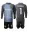 Inter Milan Yann Sommer #1 Målmand Hjemmebanetrøje Børn 2025-26 Lange ærmer (+ bukser)