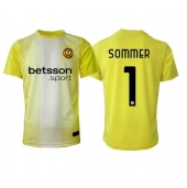 Inter Milan Yann Sommer #1 Målmand Udebanetrøje 2025-26 Kort ærmer