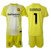 Inter Milan Yann Sommer #1 Målmand Udebanetrøje Børn 2025-26 Kort ærmer (+ bukser)