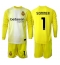 Inter Milan Yann Sommer #1 Målmand Udebanetrøje Børn 2025-26 Lange ærmer (+ bukser)