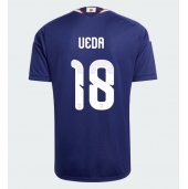 Japan Ayase Ueda #18 Hjemmebanetrøje VM 2026 Kort ærmer