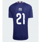 Japan Hiroki Ito #21 Hjemmebanetrøje Dame VM 2026 Kort ærmer