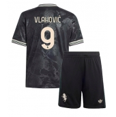 Juventus Dusan Vlahovic #9 Tredje trøje Børn 2025-26 Kort ærmer (+ bukser)
