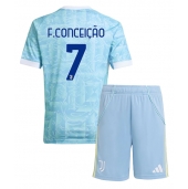 Juventus Francisco Conceicao #7 Udebanetrøje Børn 2025-26 Kort ærmer (+ bukser)