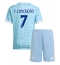 Juventus Francisco Conceicao #7 Udebanetrøje Børn 2025-26 Kort ærmer (+ bukser)