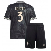Juventus Gleison Bremer #3 Tredje trøje Børn 2025-26 Kort ærmer (+ bukser)