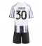 Juventus Jonathan David #30 Hjemmebanetrøje Børn 2025-26 Kort ærmer (+ bukser)