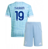 Juventus Khephren Thuram #19 Udebanetrøje Børn 2025-26 Kort ærmer (+ bukser)