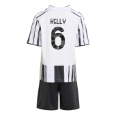 Juventus Lloyd Kelly #6 Hjemmebanetrøje Børn 2025-26 Kort ærmer (+ bukser)